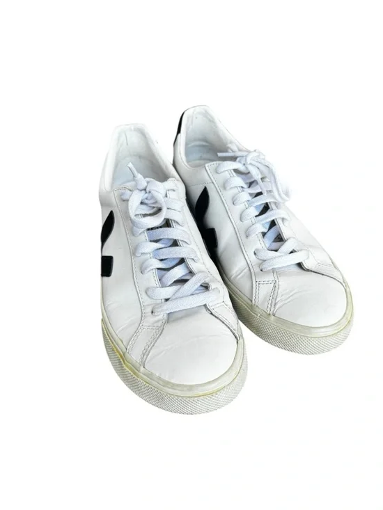 Veja Esplar Bi-Color Low-Top sneakers in white/black Size 7 - Picture 3 of 8